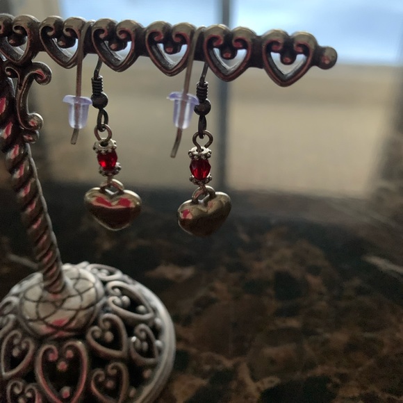 Brighton heart wire earrings. - Picture 2 of 3